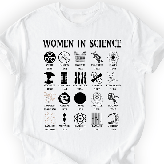 Women Science Pioneers T-Shirt Printify