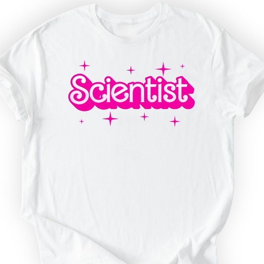Barbie-Inspired Scientist T-shirt Printify