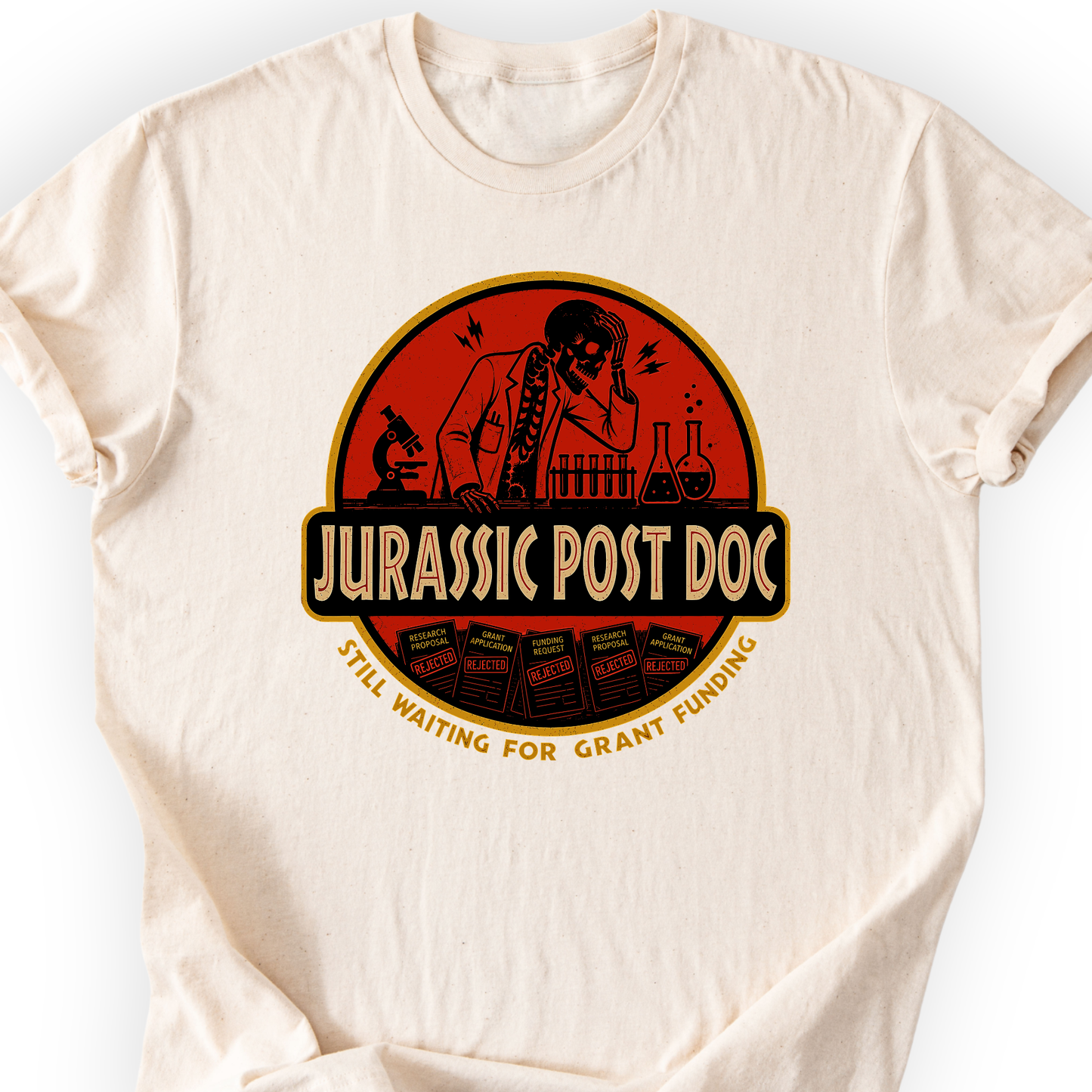 Jurassic Post Doc T-Shirt Printify