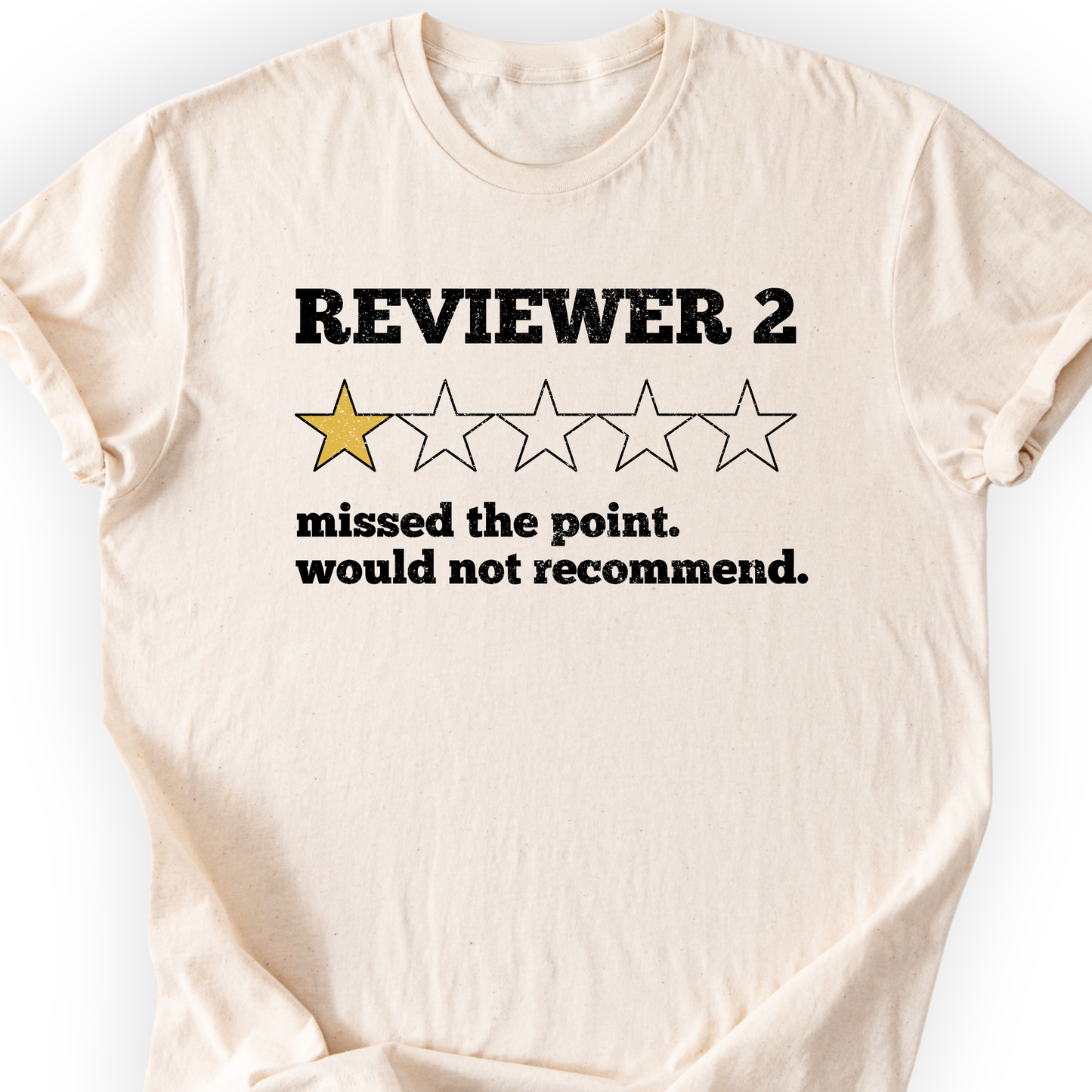 Reviewer 2 Star Review T-Shirt Printify