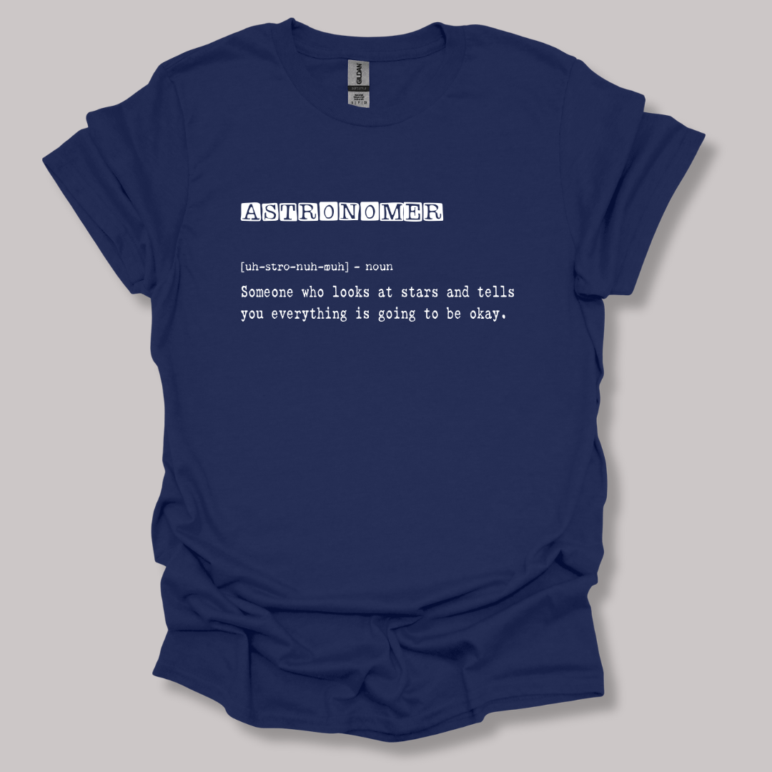 Astronomer Definition T-shirt Navy / S