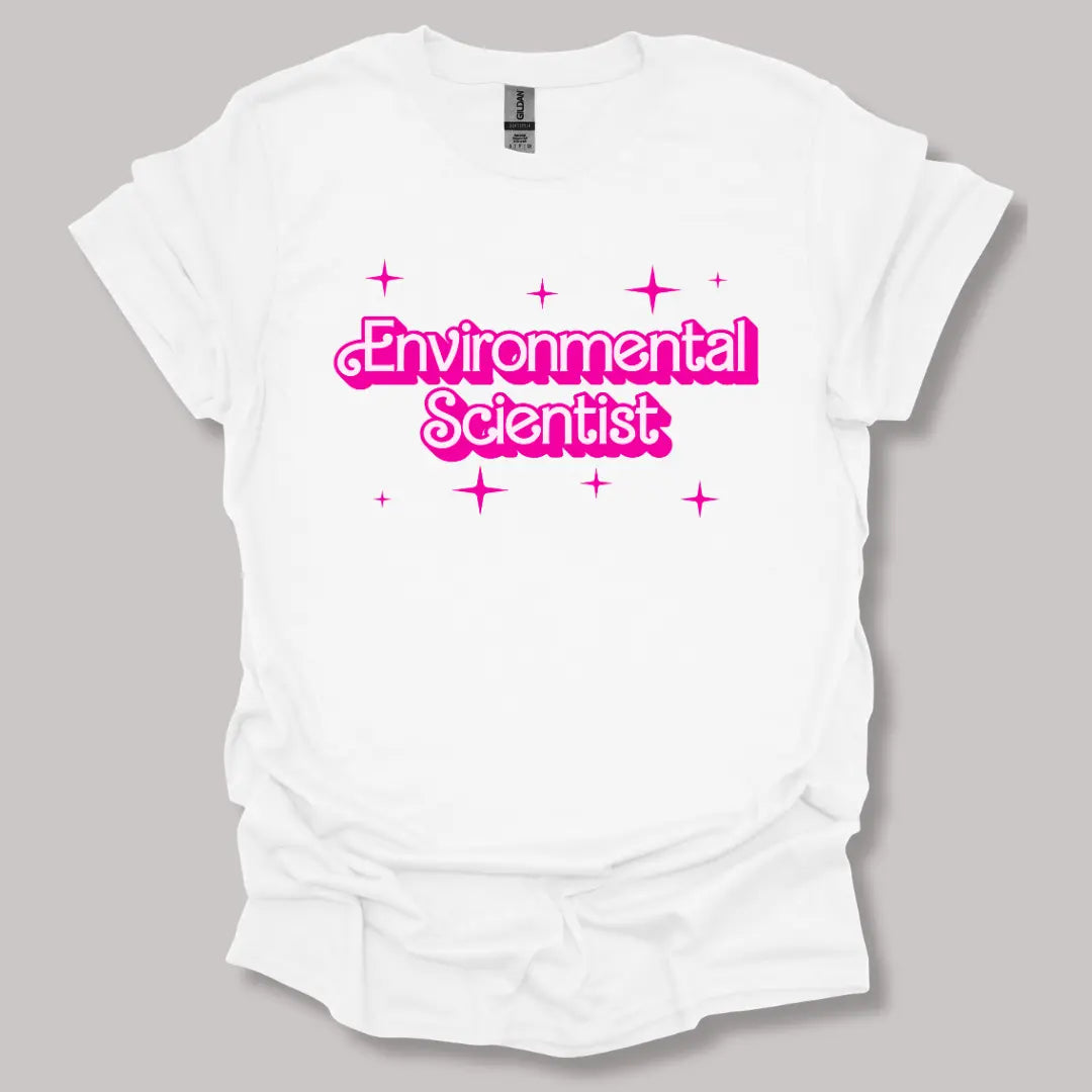 Barbie-Inspired Environmental Scientist T-shirt White / S