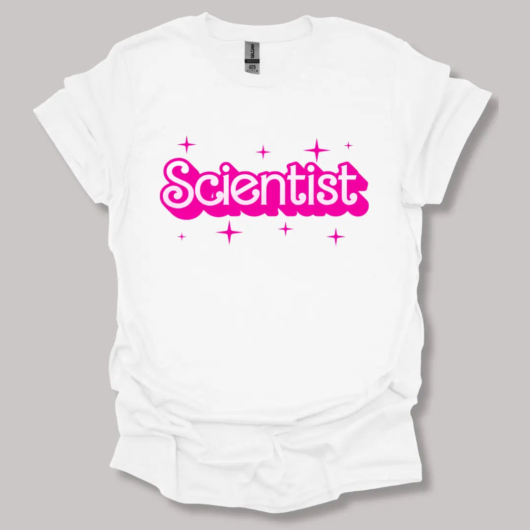 Barbie-Inspired Scientist T-shirt White / S