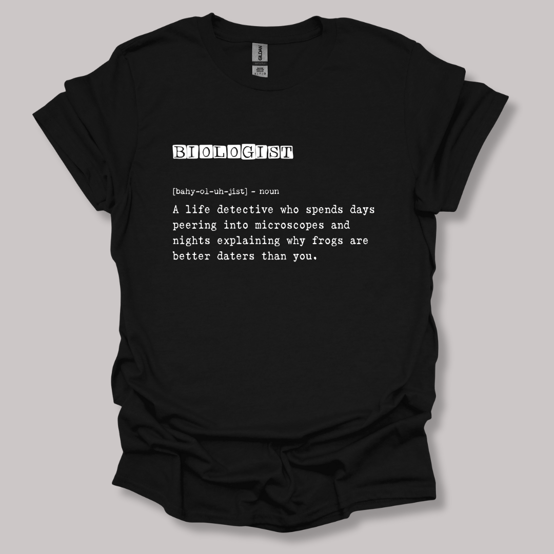 Biologist Definition T-shirt Black / S