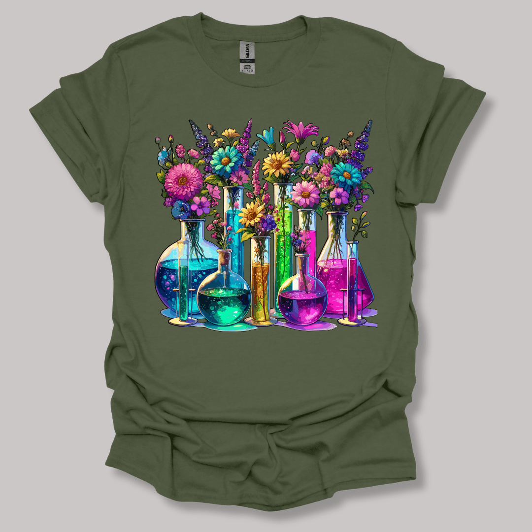 Chemistry Garden T-Shirt Military Green / S