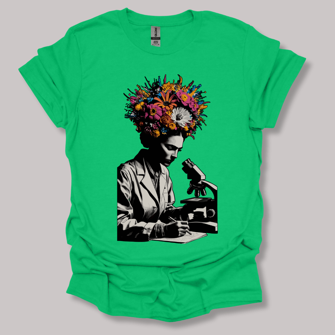 Flowering Minds T-shirt Irish Green / S