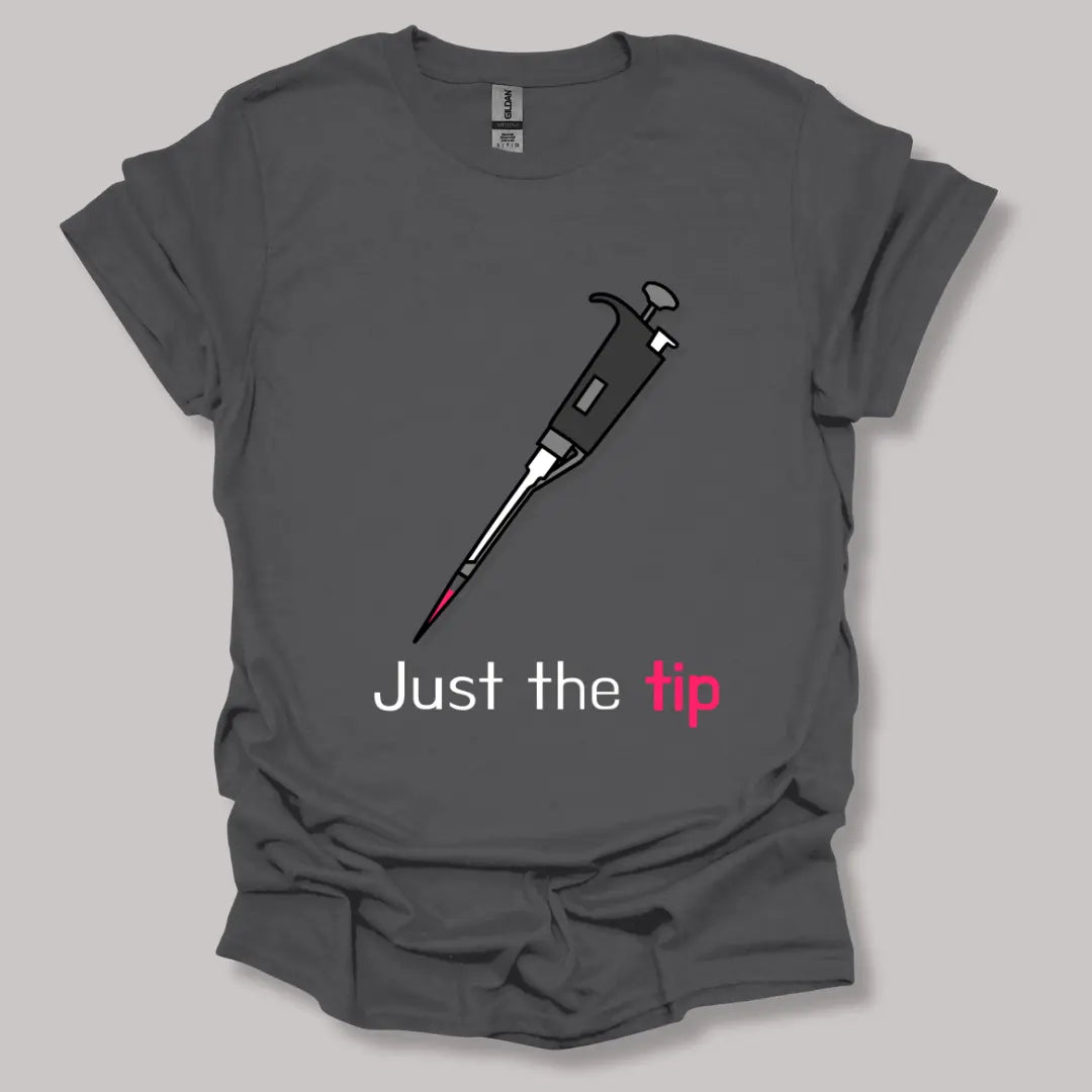 Just The Tip T-shirt Charcoal / S