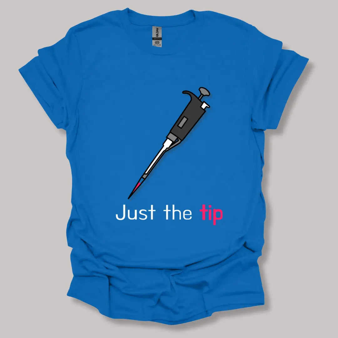 Just The Tip T-shirt Royal / S