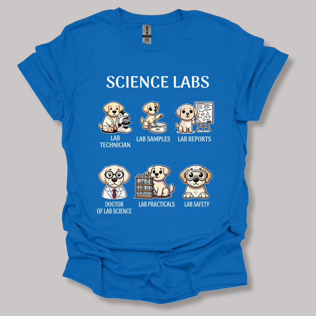 Lab Research Dogs T-Shirt Royal / S