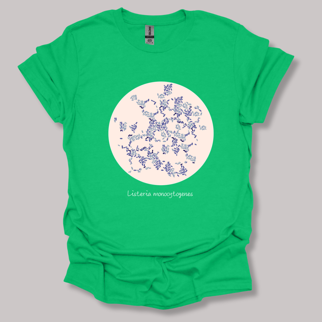 Listeria Monocytogenes T-shirt Irish Green / S
