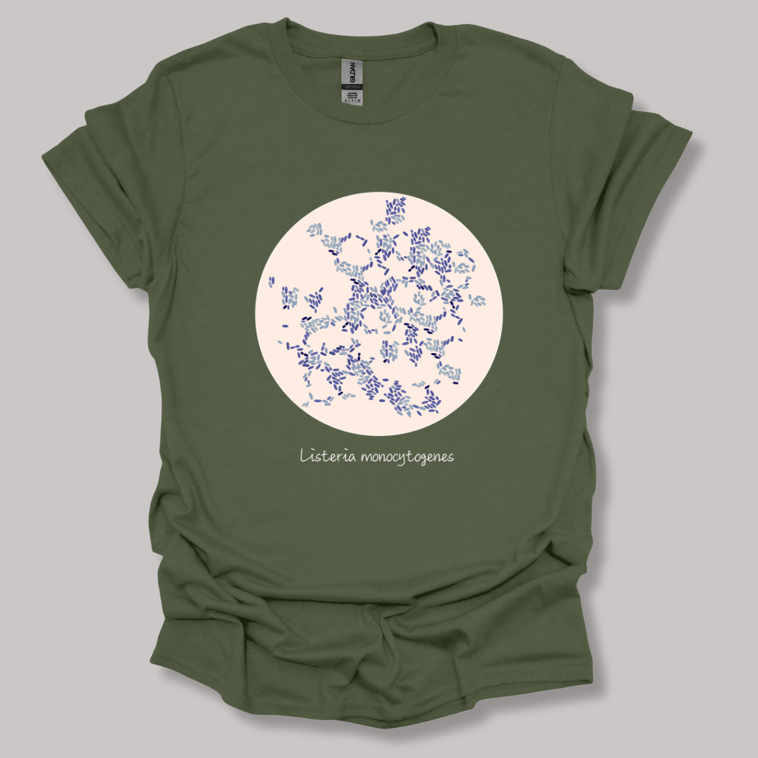 Listeria Monocytogenes T-shirt Military Green / S