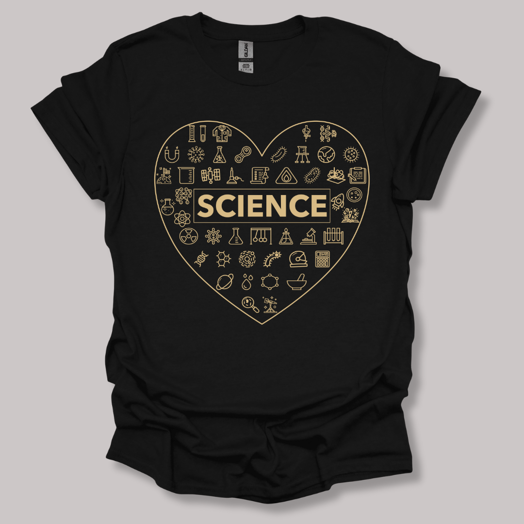 Love of Science T-shirt Black / S