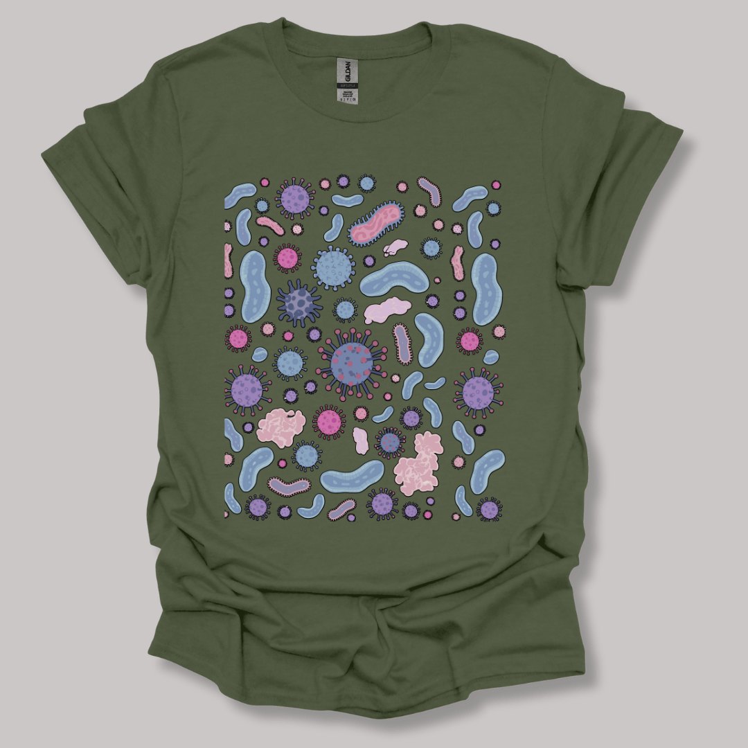 Microbiology  T-shirt Military Green / S