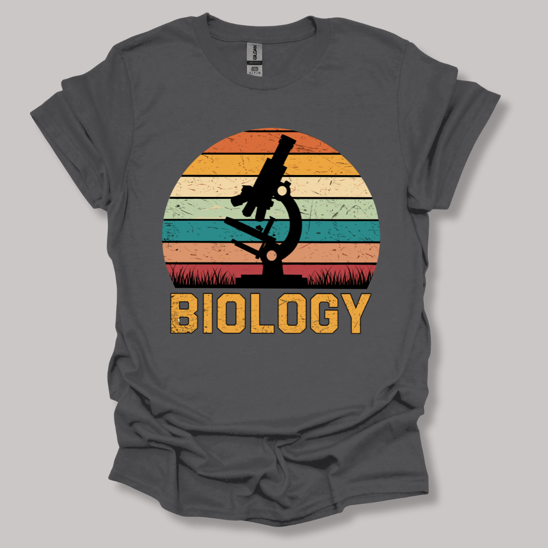Microscope Sunset T-shirt Charcoal / S