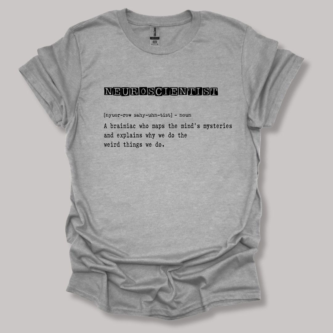 Neuroscientist Definition T-shirt Sports Grey / S