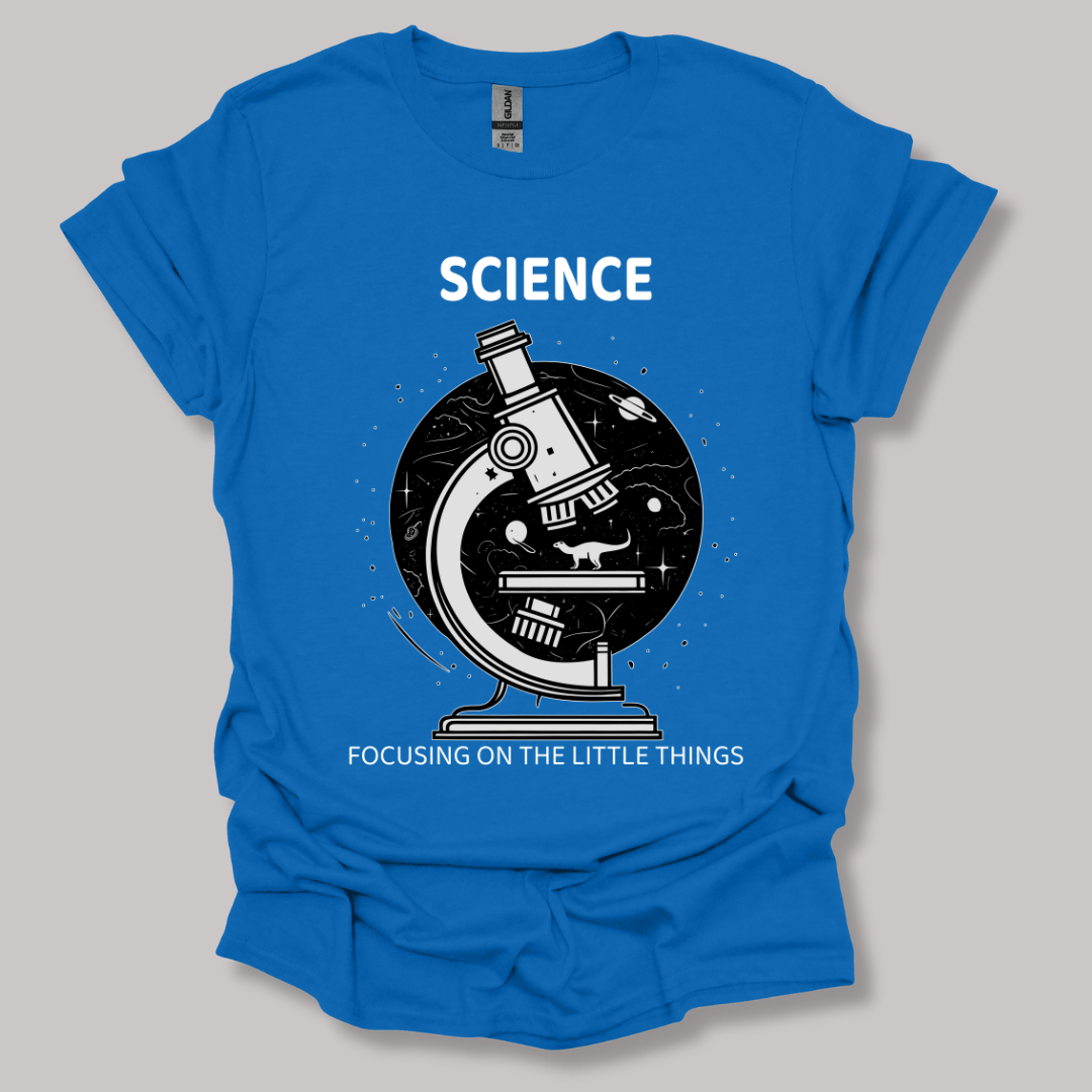 Science Focusing On The Little Things T-shirt Royal / S