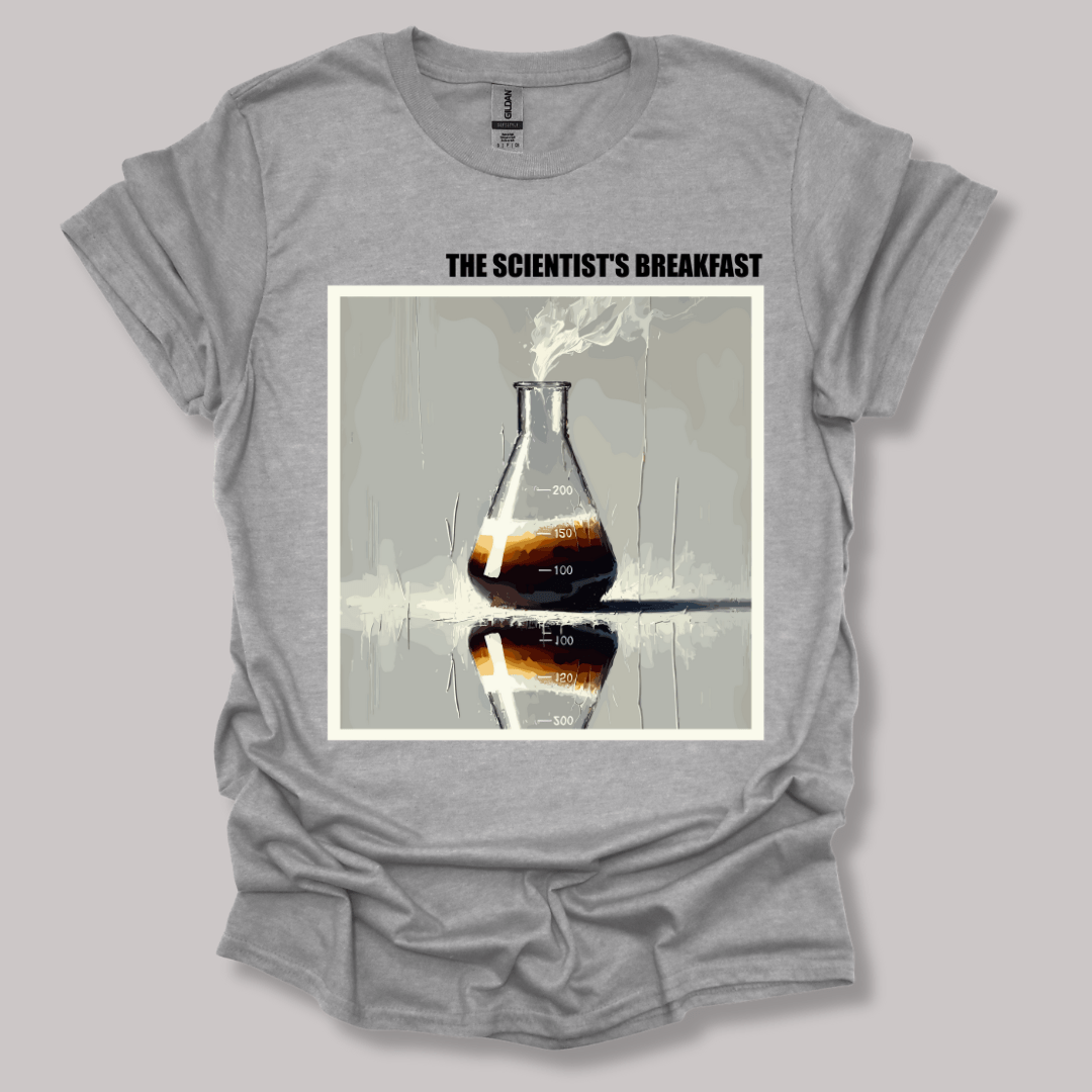 The Scientist's Breakfast T-shirt Sports Grey / S