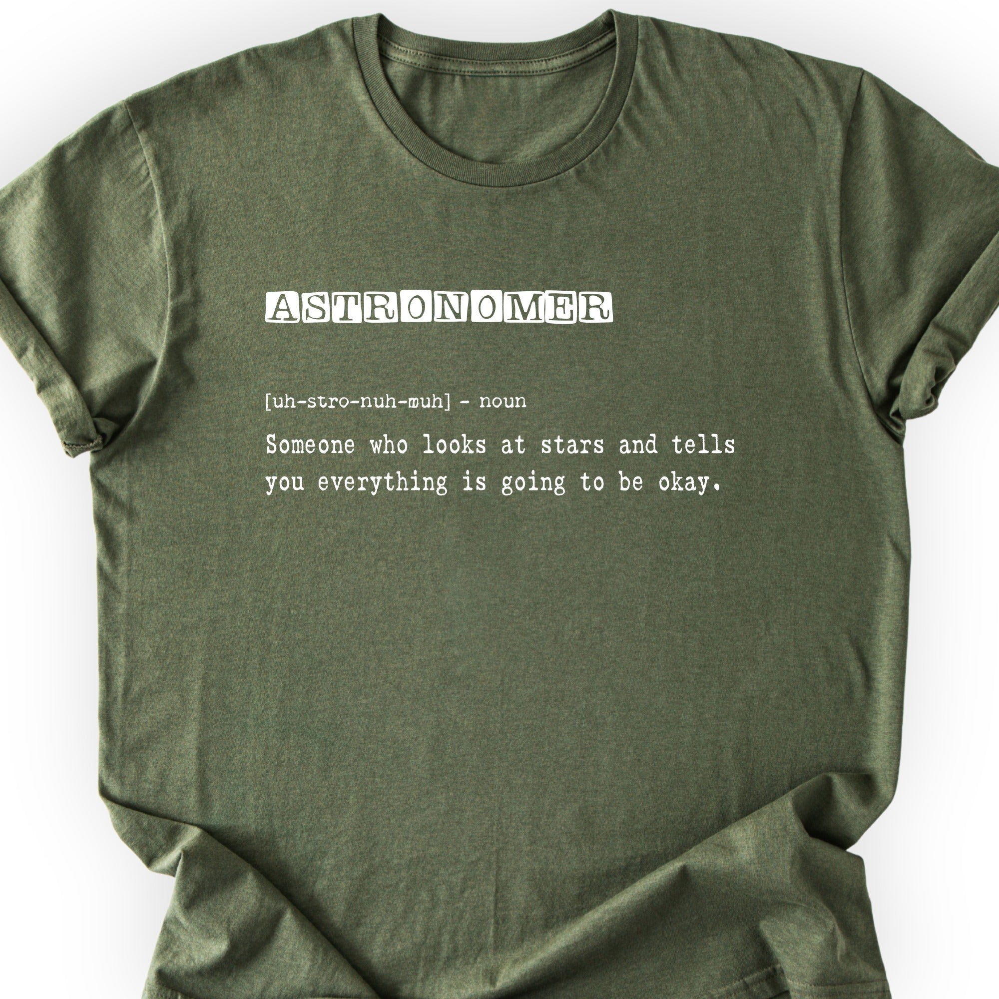 Astronomer Definition T-shirt Military Green