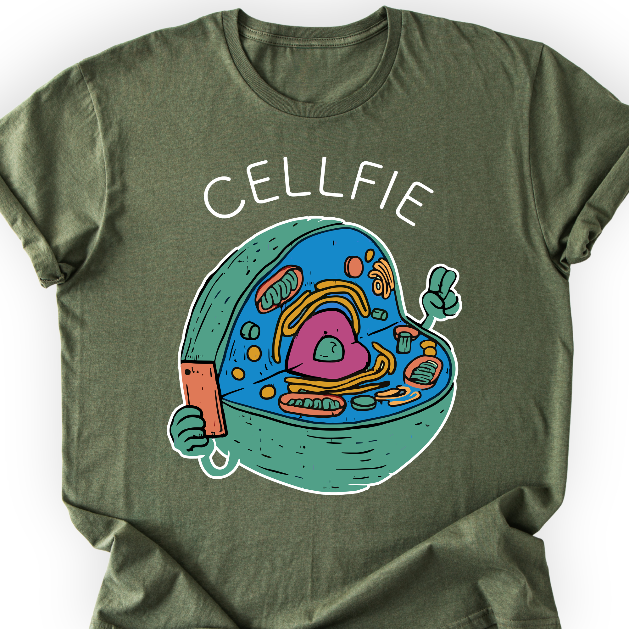 Cellfie T-shirt Military Green