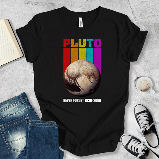 Pluto Never Forget T-shirt