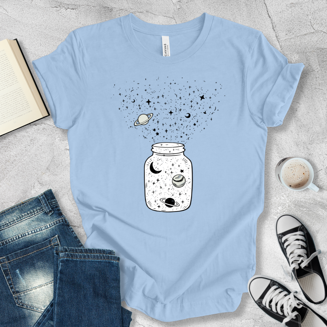 Space in a jar T-shirt