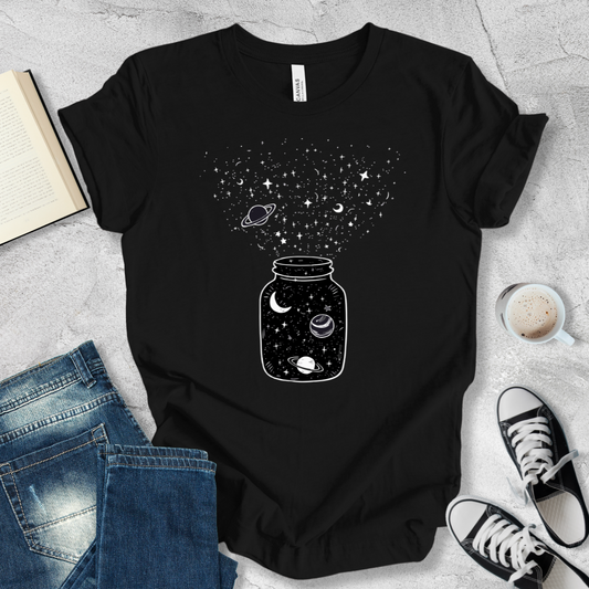 Space in a jar T-shirt