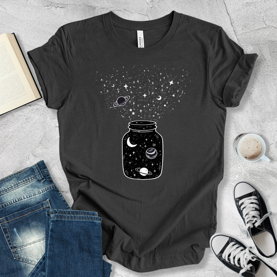 Space in a jar T-shirt