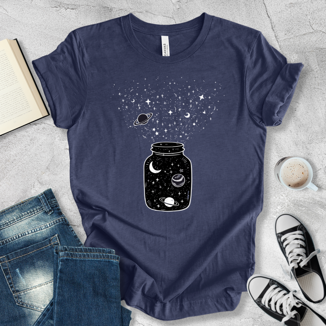 Space in a jar T-shirt