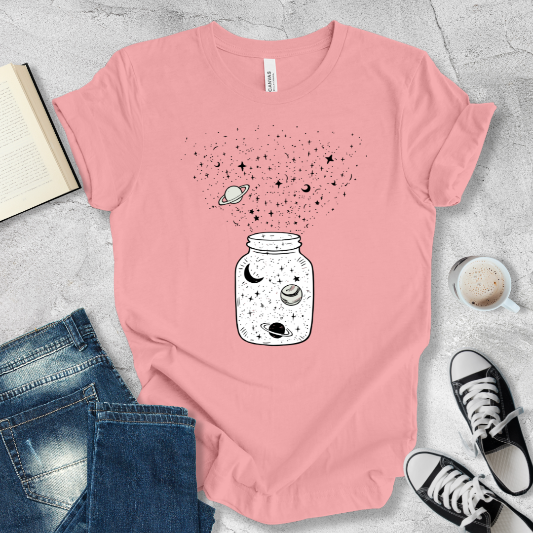 Space in a jar T-shirt