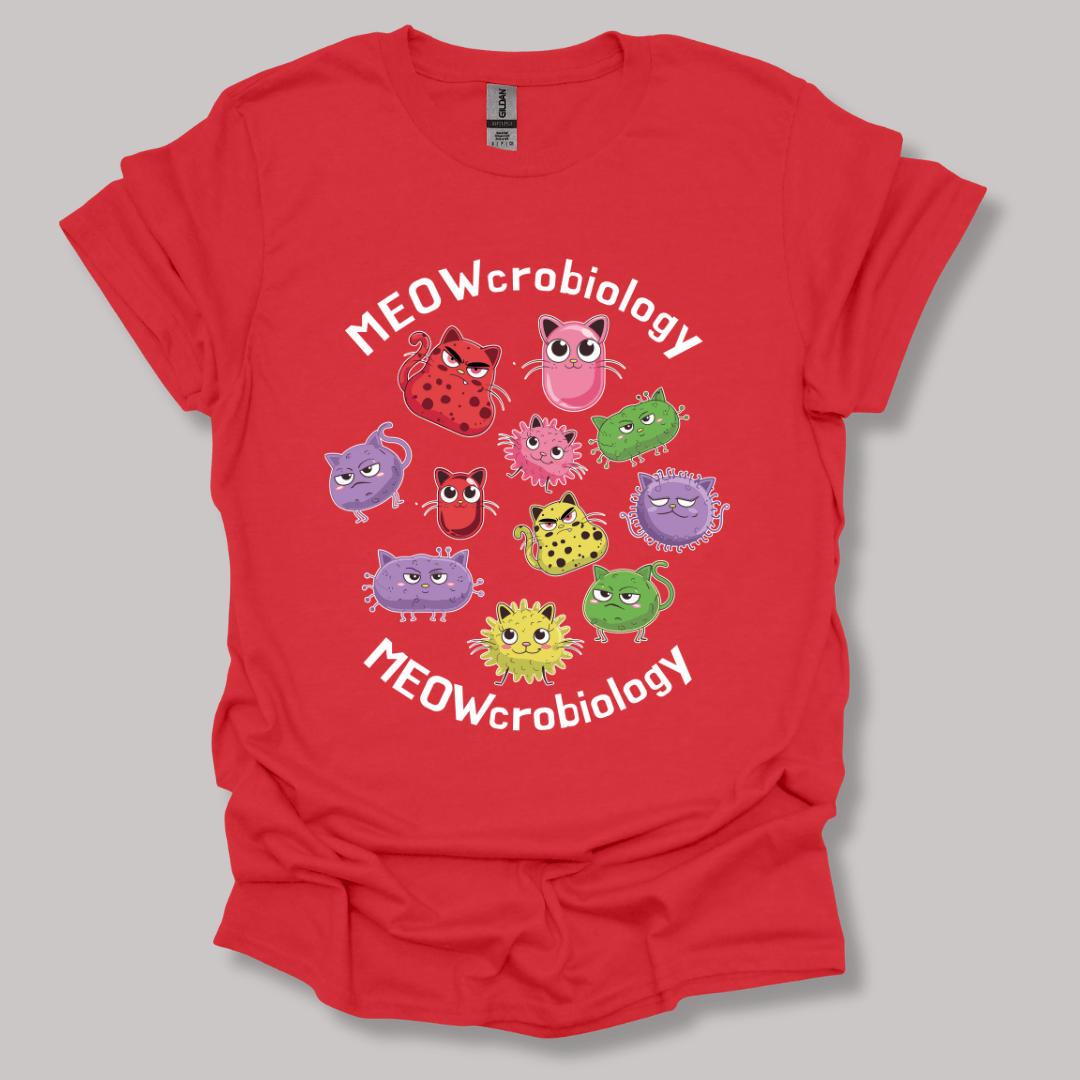 Meowcrobiology  T-shirt