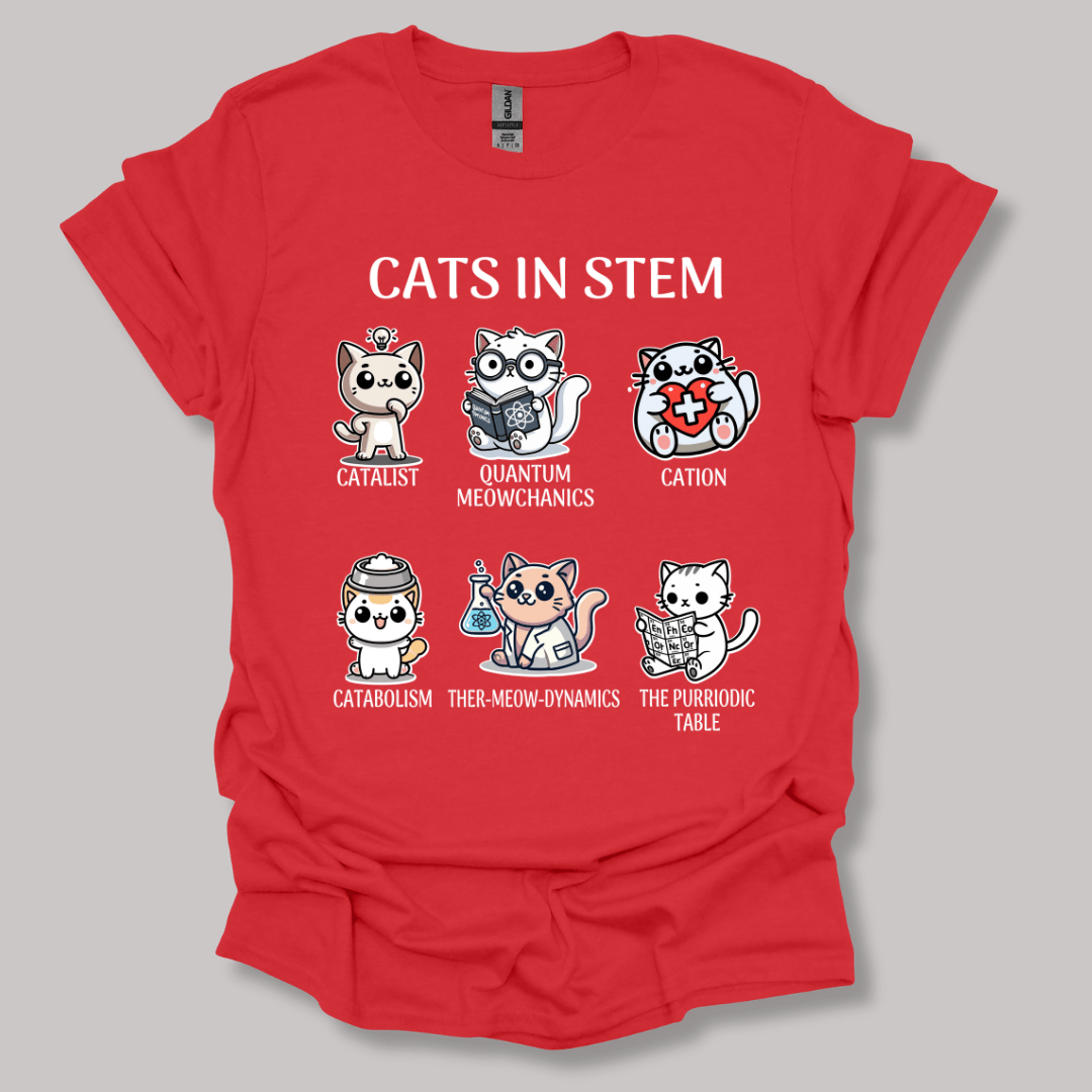 Cats In STEM T-shirt