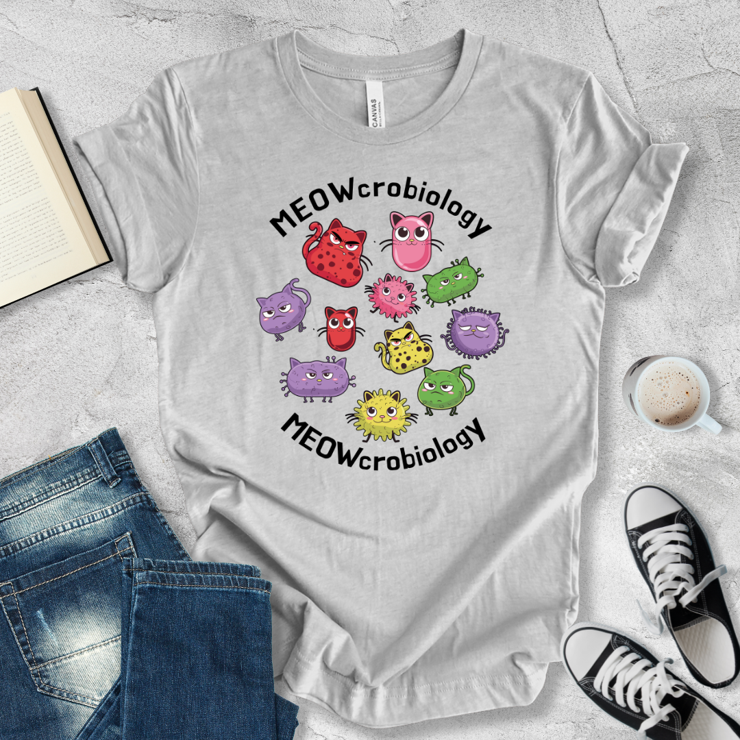 Meowcrobiology T-shirt