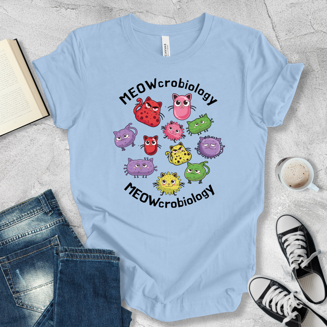 Meowcrobiology T-shirt