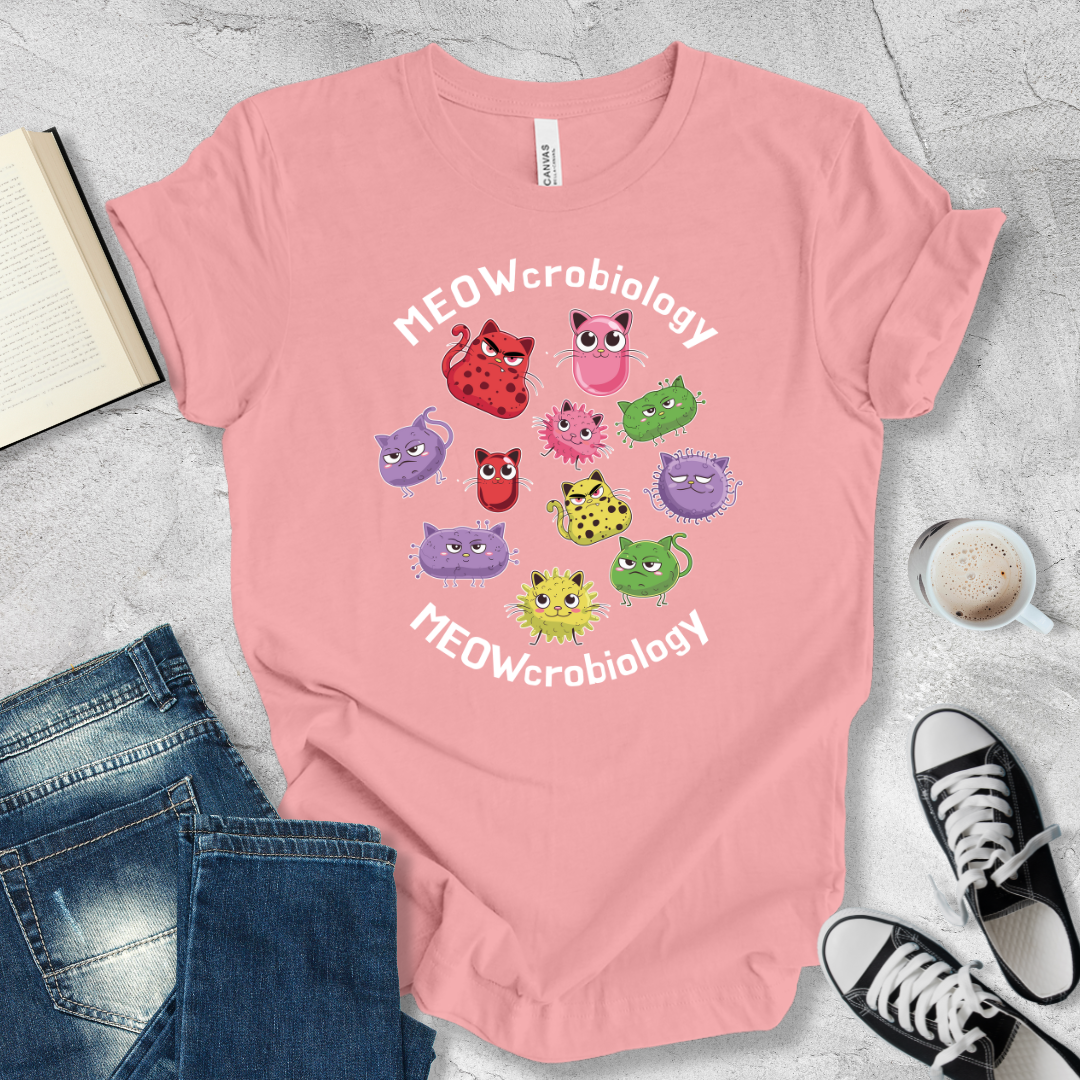 Meowcrobiology T-shirt