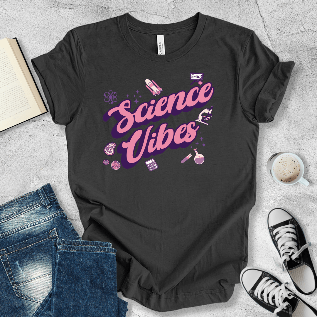 Science vibes retro T-shirt