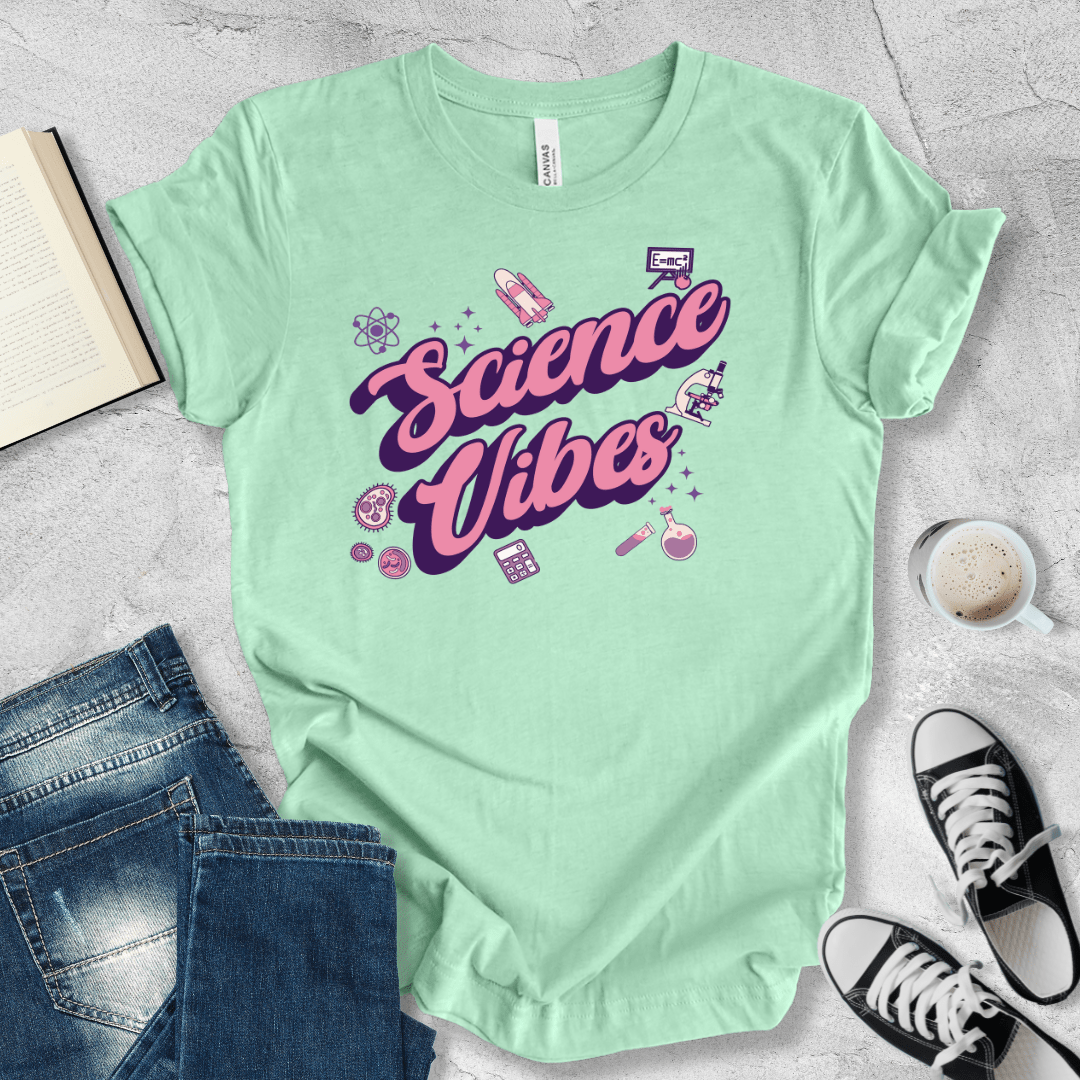 Science vibes retro T-shirt