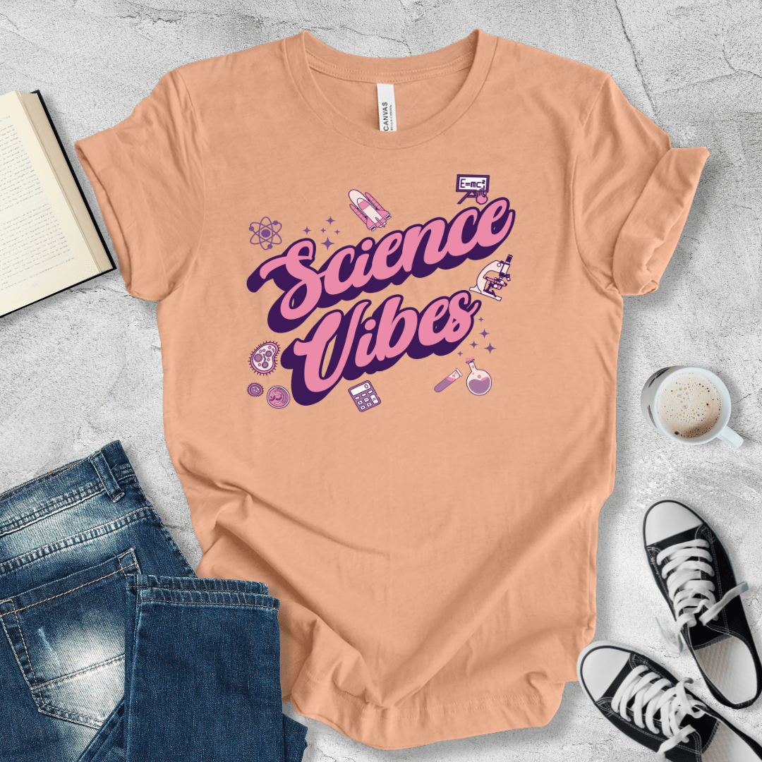 Science vibes retro T-shirt