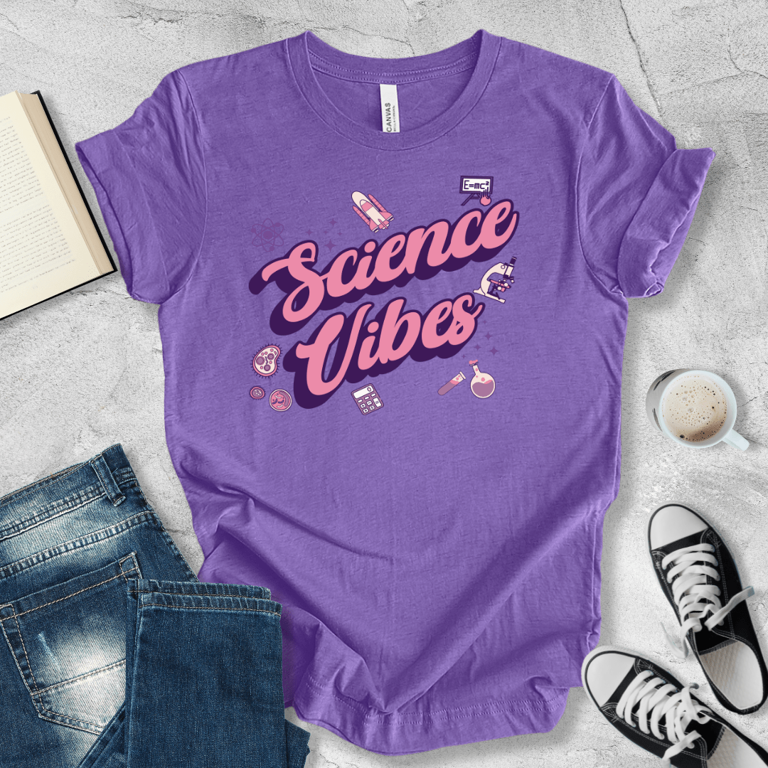 Science vibes retro T-shirt