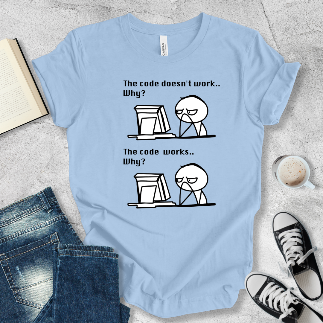 The code works T-shirt