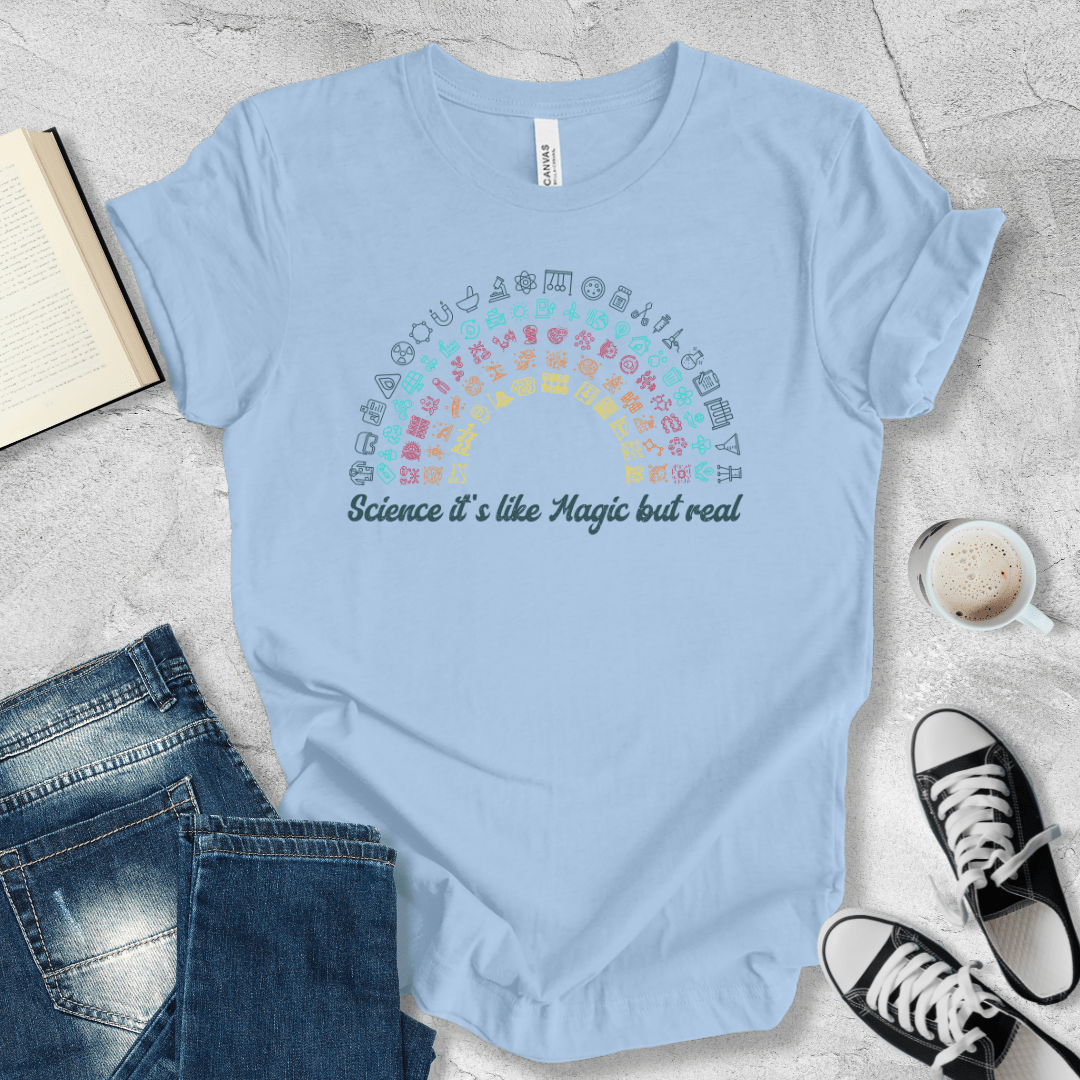 Science It's like magic but real rainbow T-shirt