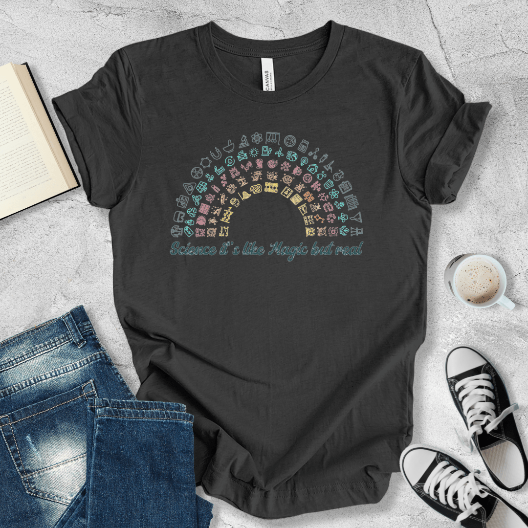 Science It's like magic but real rainbow T-shirt