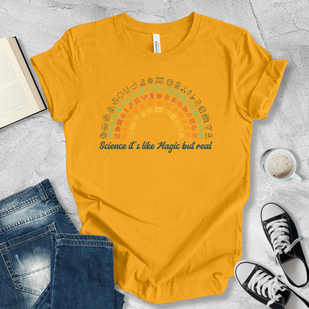 Science It's like magic but real rainbow T-shirt