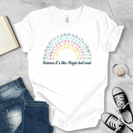 Science It's like magic but real rainbow T-shirt