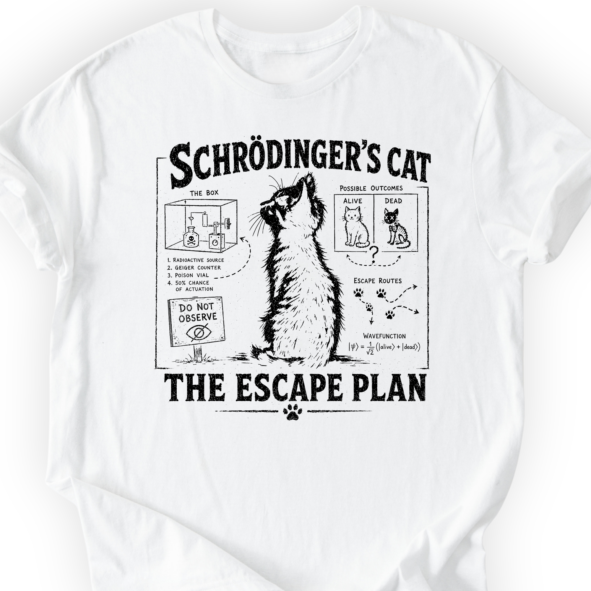 Schrödinger's Cat T-Shirt Printify