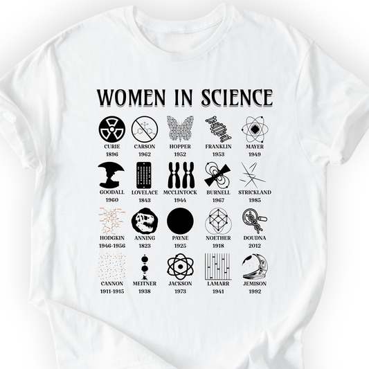 Women Science Pioneers T-Shirt Printify