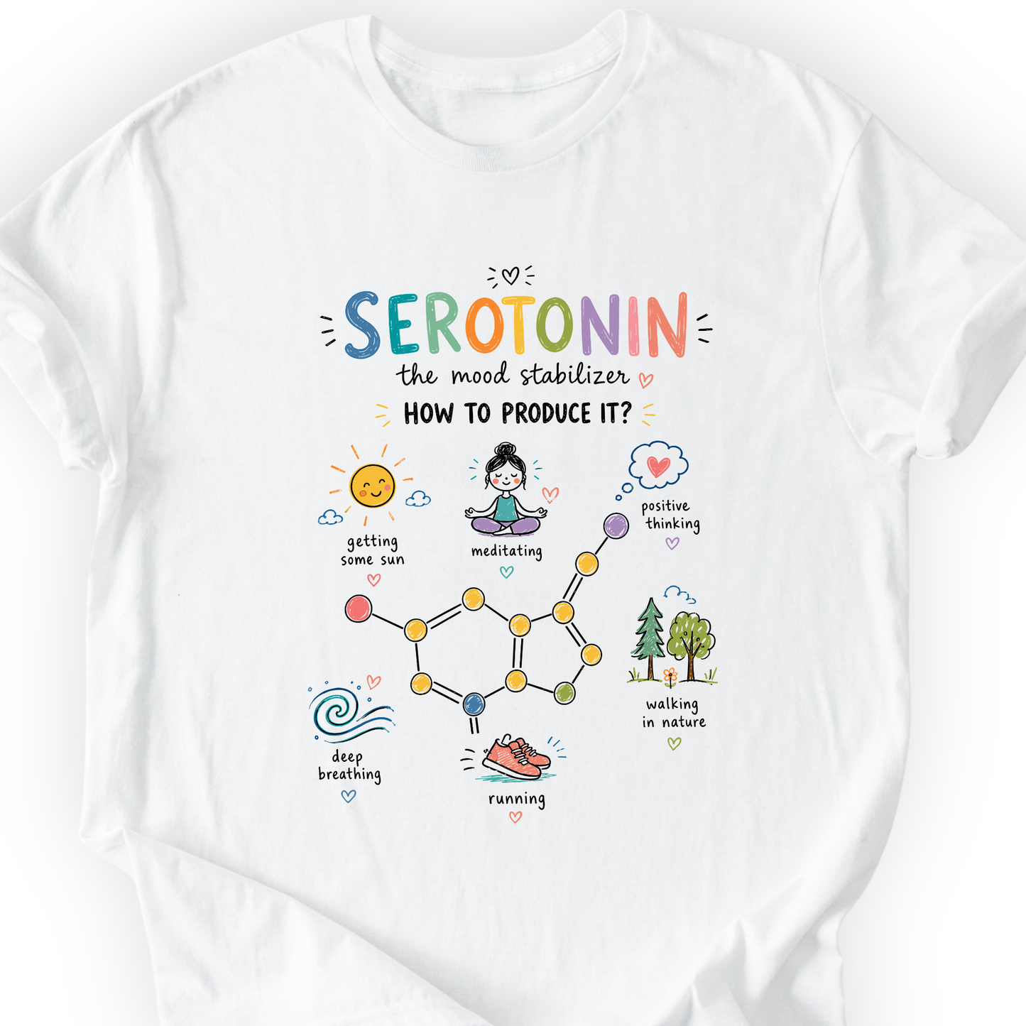 Serotonin T-Shirt Printify