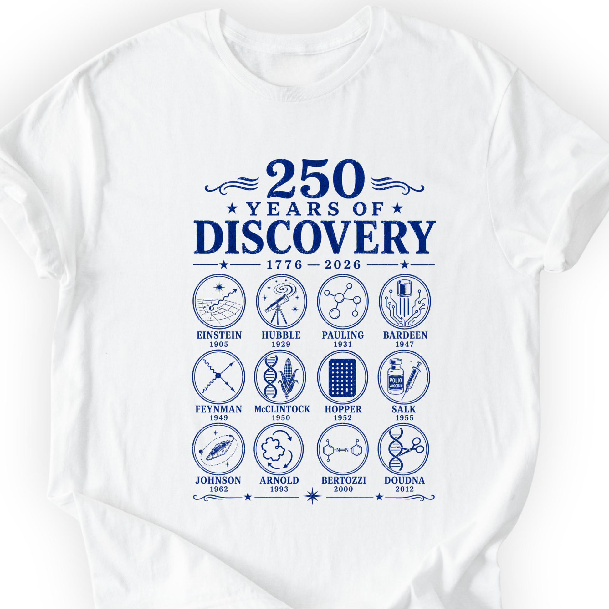 250 years of discovery T-Shirt Printify