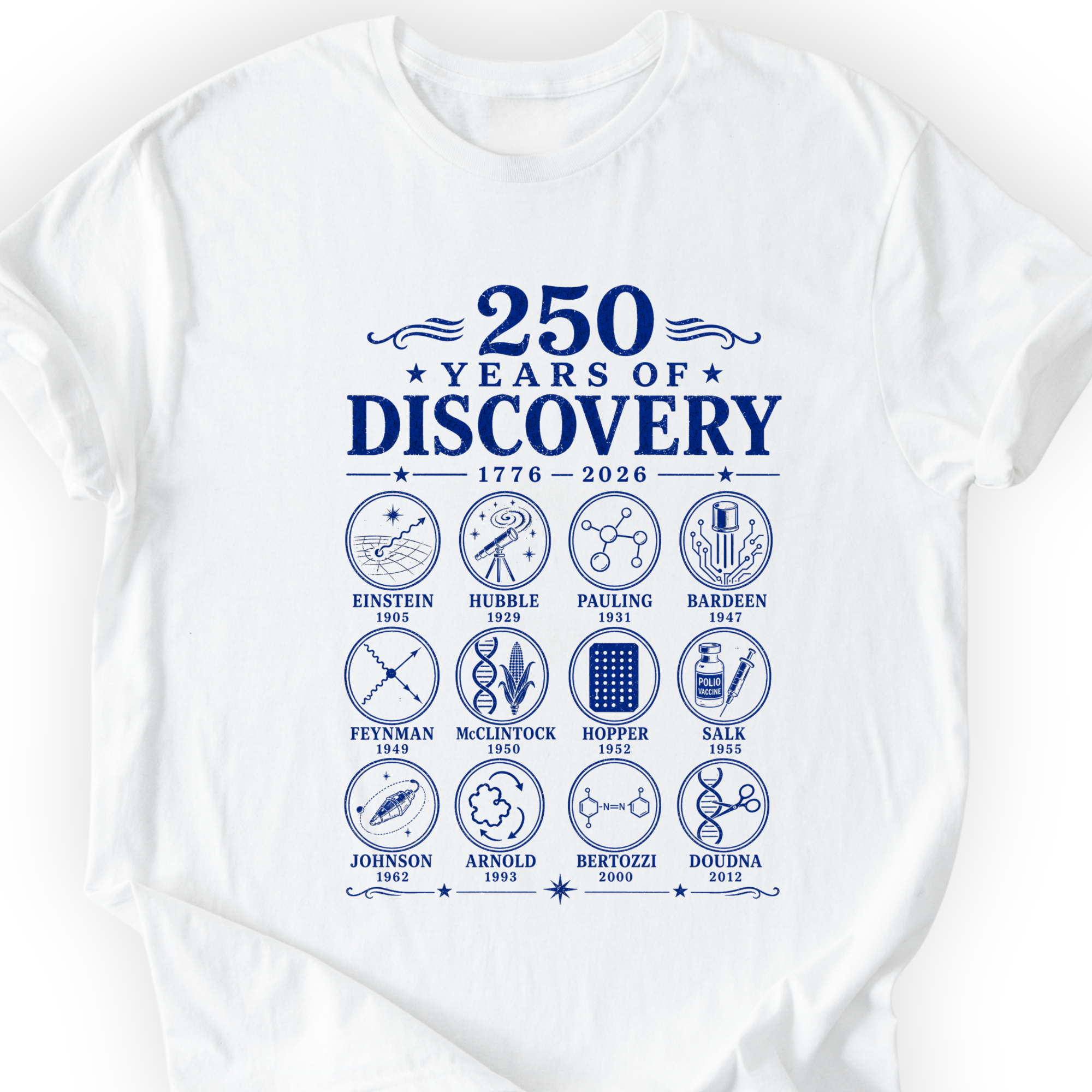 250 years of discovery T-Shirt Printify