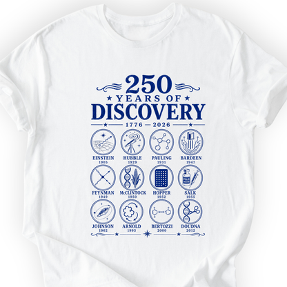 250 years of discovery T-Shirt Printify