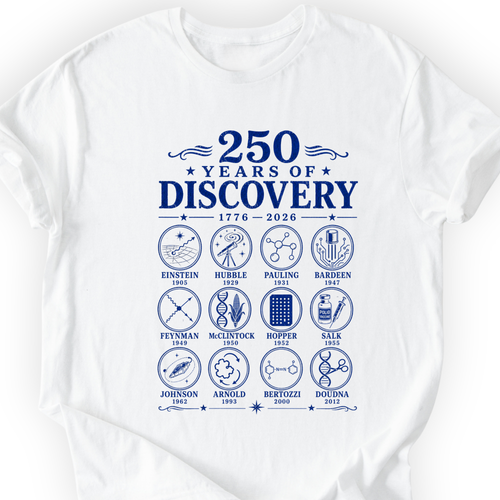 250 years of discovery T-Shirt Printify